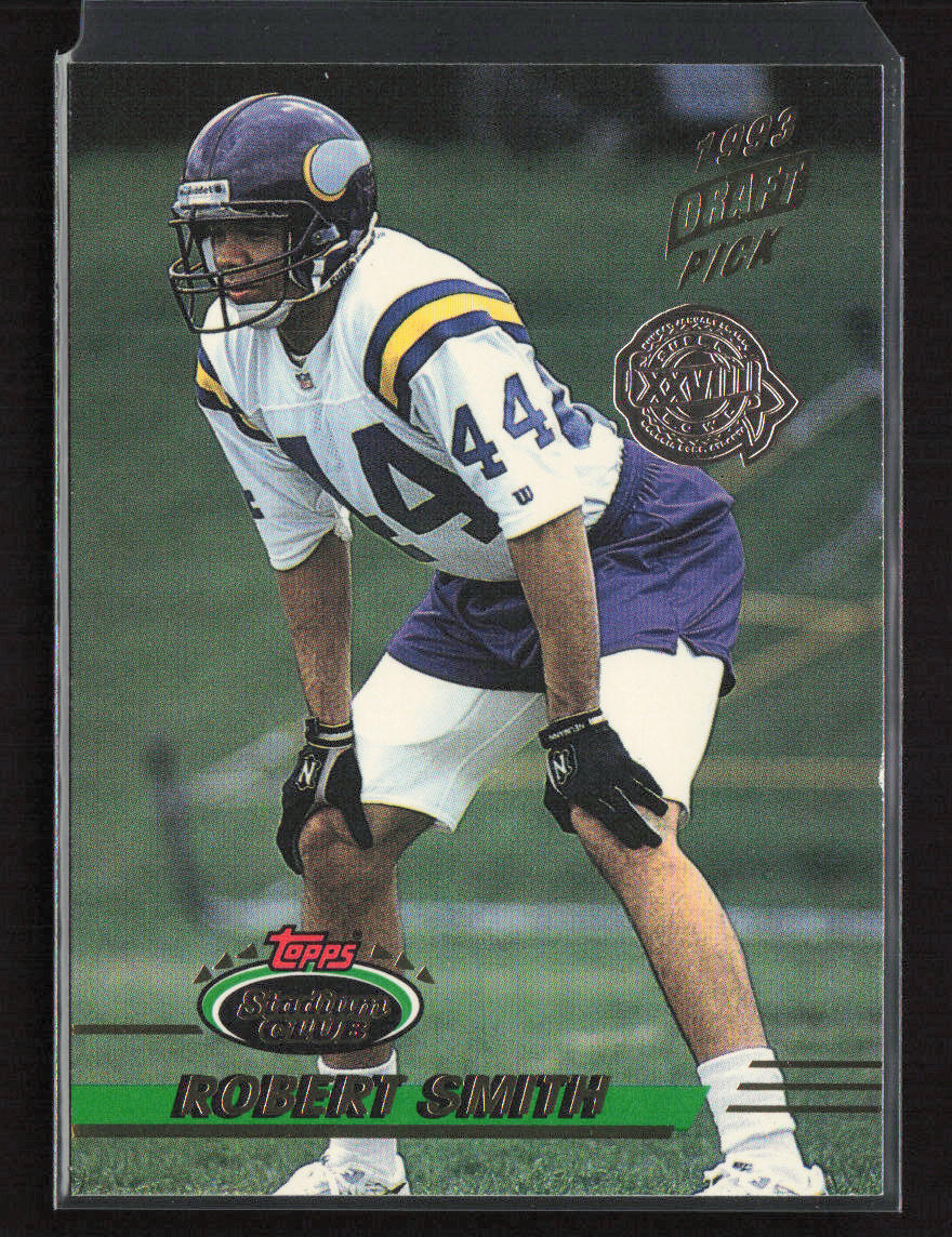 1993 Stadium Club #145 Robert Smith Super Bowl XXVIII Super Teams Exchange