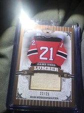2021-2022 Leaf Lumber Hockey Rob Niedermayer Game Used lumber 22/25