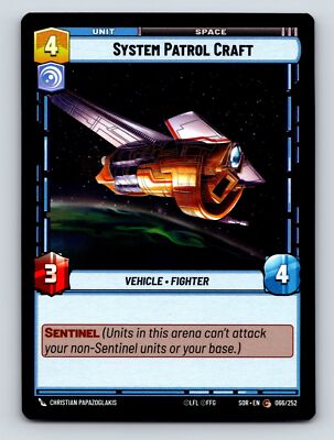 Vigilance System Patrol Craft Vehicle Fighter Unit Space Sentinel 4C 4H 3P
