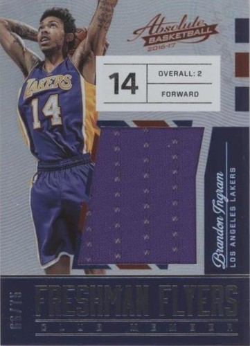 PSA Mint 9 2016 Panini Absolute Brandon Ingram Rookie Card #'d