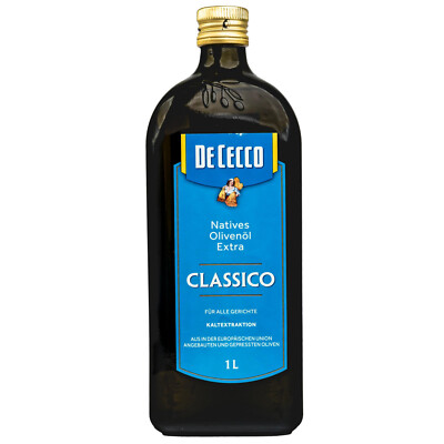 De Cecco - Olio extra vergine di Oliva 1 Liter Natives Olivenöl Extra aus Oliven