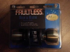 Faultless Bed and Bath Privacy Lock NIB