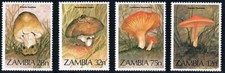 ZAMBIA 1984 MUSHROOMS MNH ** neuf  FOOD, PLANTS