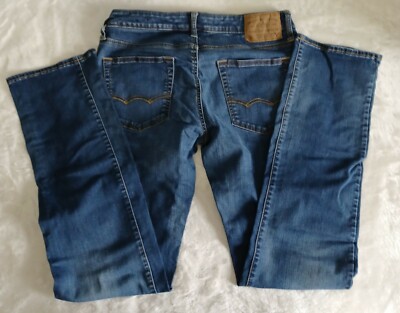 American Eagle Mens Jeans 30x34 Slim Straight Low Rise Extreme Flex Denim