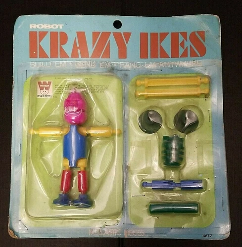 VTG 1969 Krazy Ikes - Robot  #4677  NEW OLD STOCK - Ray Rohr Cosmic Artifacts