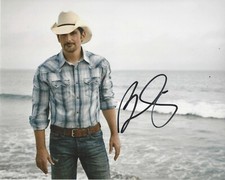 COUNTRY SINGER BRAD PAISLEY SIGNED 8x10 PHOTO 4 w/COA TIME WELL WASTED 5TH GEAR