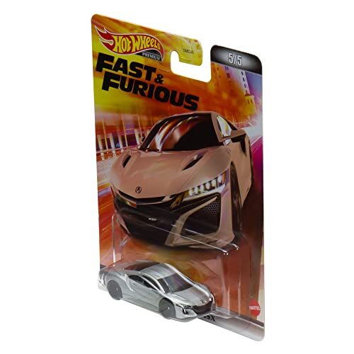 Hot Wheels ミニカー 白黒ストライプ 2003 Honda/Acura NSX-R - HW Premium Fast & Furious - Hot