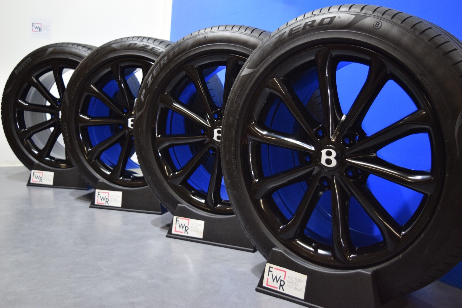 20" Bentley Continental GT GTC Flying Spur FACTORY OEM wheels rims black 20 inch