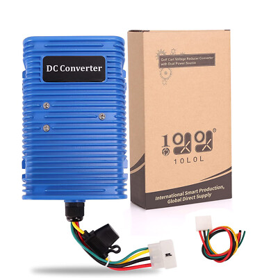 36V/48V to 12V Golf Cart Voltage Reducer Converter for Club Car EZGO Yamaha
