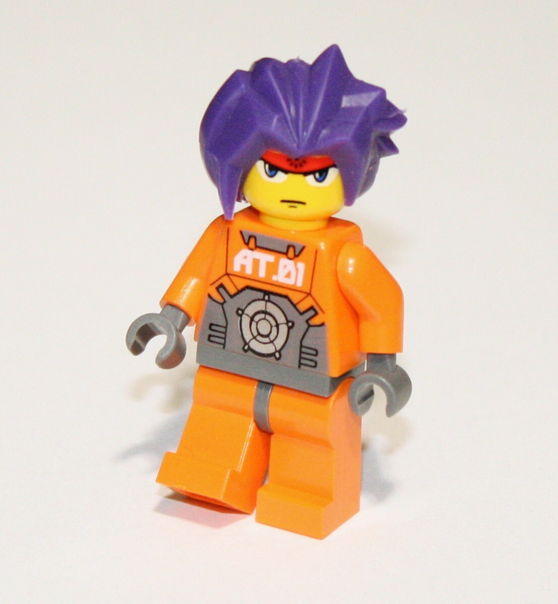 Lego Exo-Force Ryo Orange Minifigure Purple Hair Exo Force