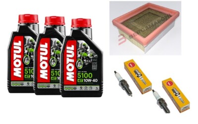 INSPEKTION SYM MAXSYM 500 TL MOTUL 5100 10W40 LUFT- UND ZÜNDKERZENFILTER 2019/2020