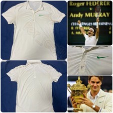 Nike Tennis polo shirt RF Roger Federer Wimbledon 2012 slam win da collezione