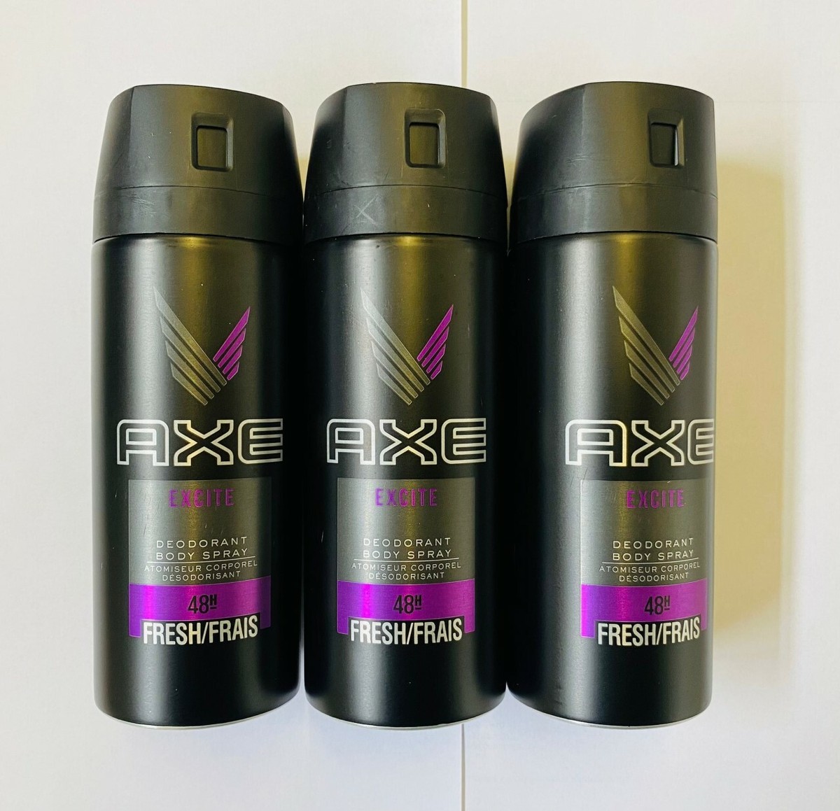 3 x Axe ( Lynx) Deodorant Body Spray 150ml Marine Musk Africa