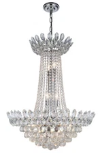 Crystal Chandelier Pendant for Foyer Dining Room Kitchen Island 13 Light Fixture