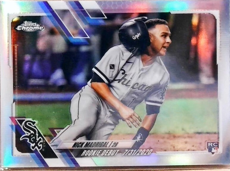 2021 Topps Chrome Update Refractors White Sox Card #USC89 Nick Madrigal /250