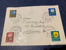 Briefmarken Schweiz, 664-667 auf Brief - Stempel BETHLEHEM