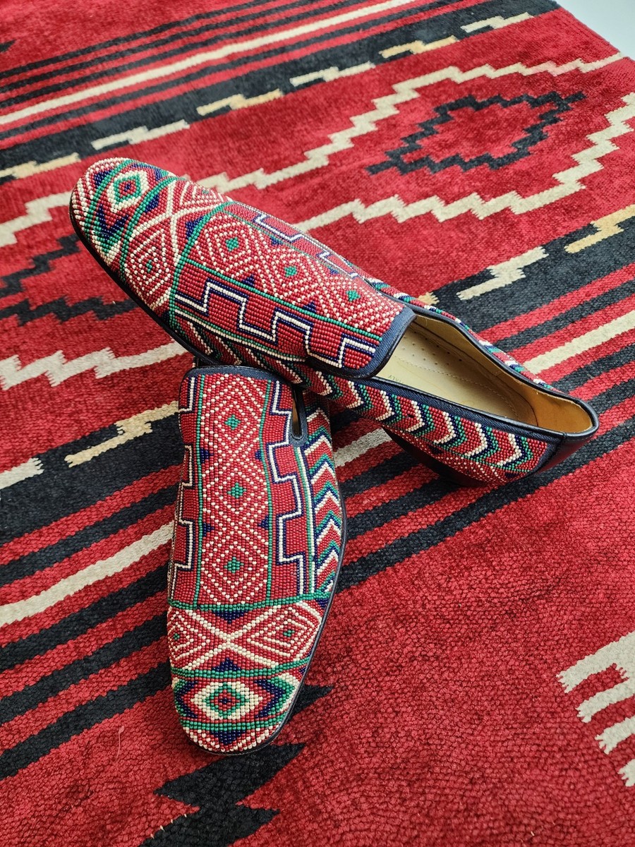 Donald J Pliner Signature Pontsp Glass Beaded Loafers Made  display picture 2