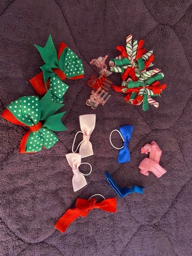 VARIOUS HAIR ACCESSORIES FOR DOGS 