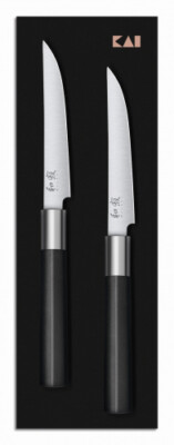 KAI Wasabi Black Steakmesserset 2-teilig 67S-400