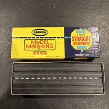 Aurora Model Motoring 9" Straight Roadways 1517 HO Scale Track 6 Pieces In Box