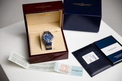 Ulysse Nardin Marine Chronometer Diver Limited Edition Automatik Full Set Box