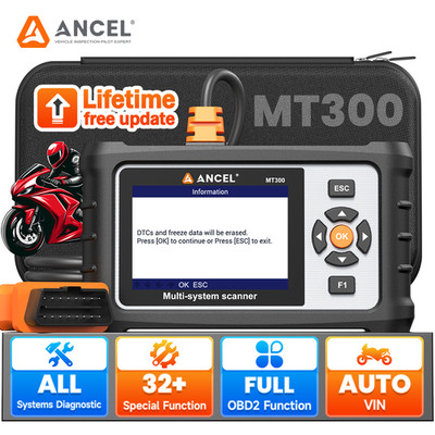 ANCEL MT300-Motorcycle Diagnostic Tool Professional Diagnostic Scanner for BMW