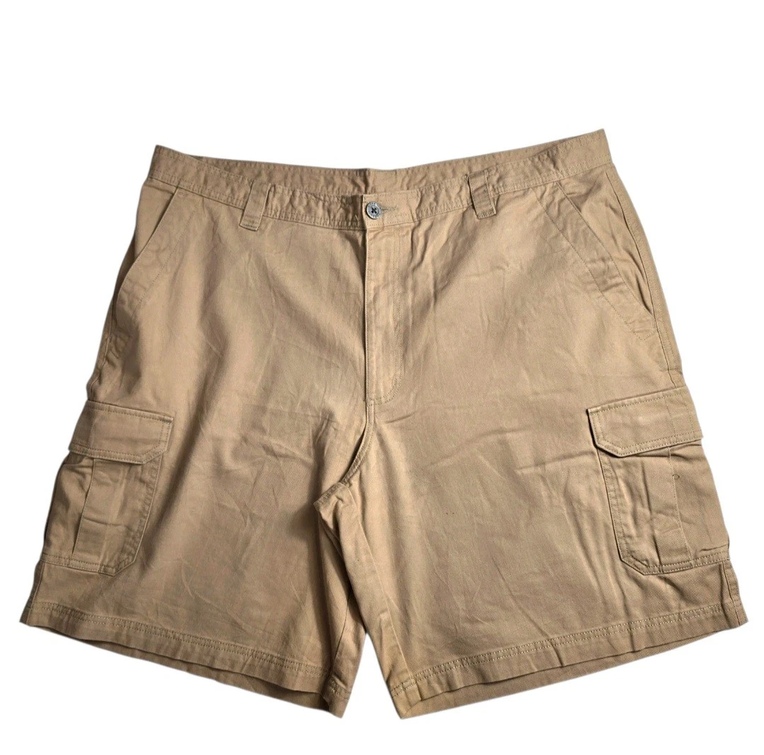 Columbia Omni Shade Cargo Shorts Mens W42' Beige Utility Army Military Hiking
