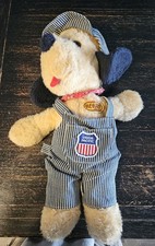 Vintage Henry Dog Plush Union Pacific 19"  Animal Fair