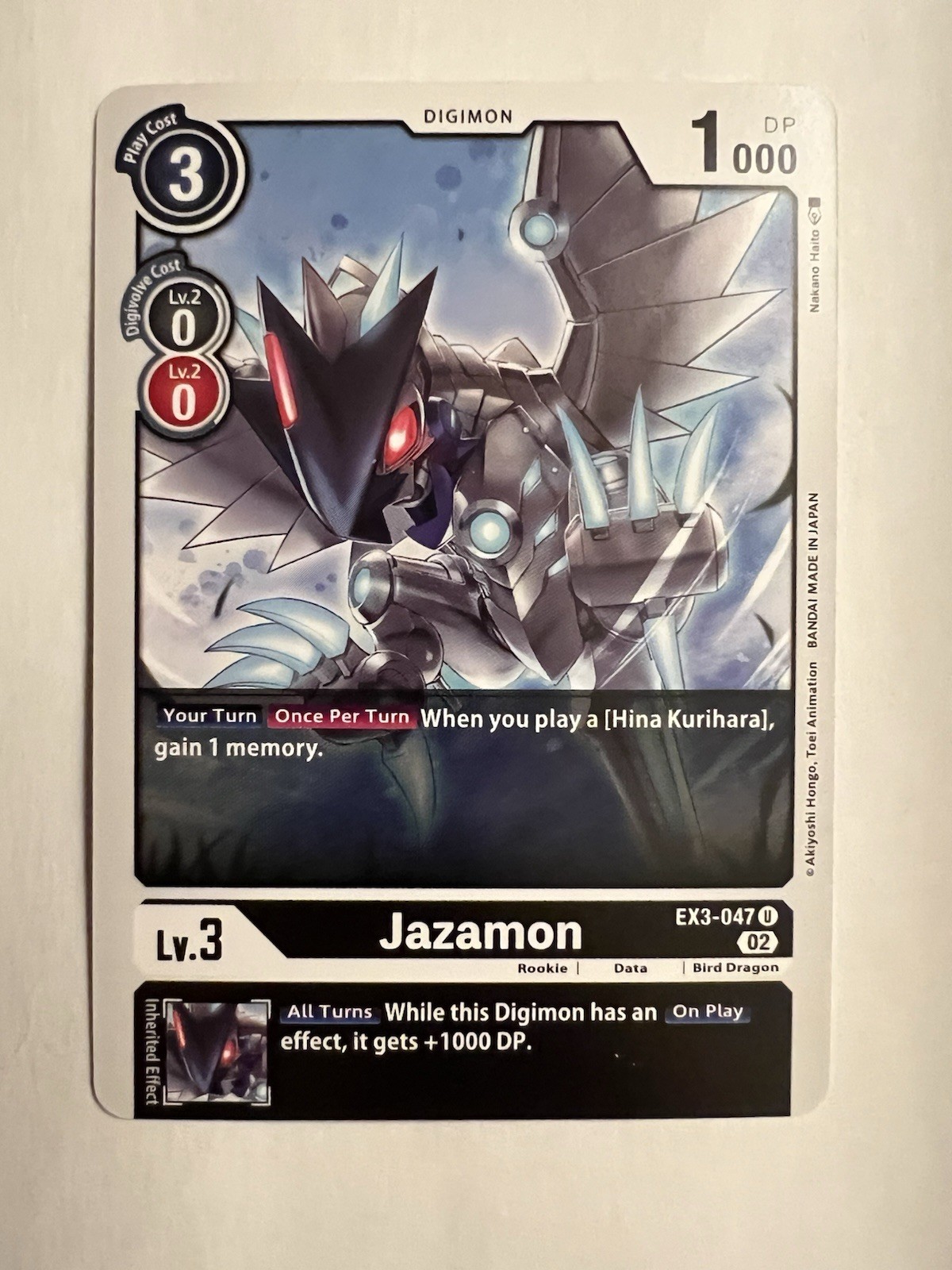 Jazamon EX3-047 U Digimon CCG | Draconic Roar NM