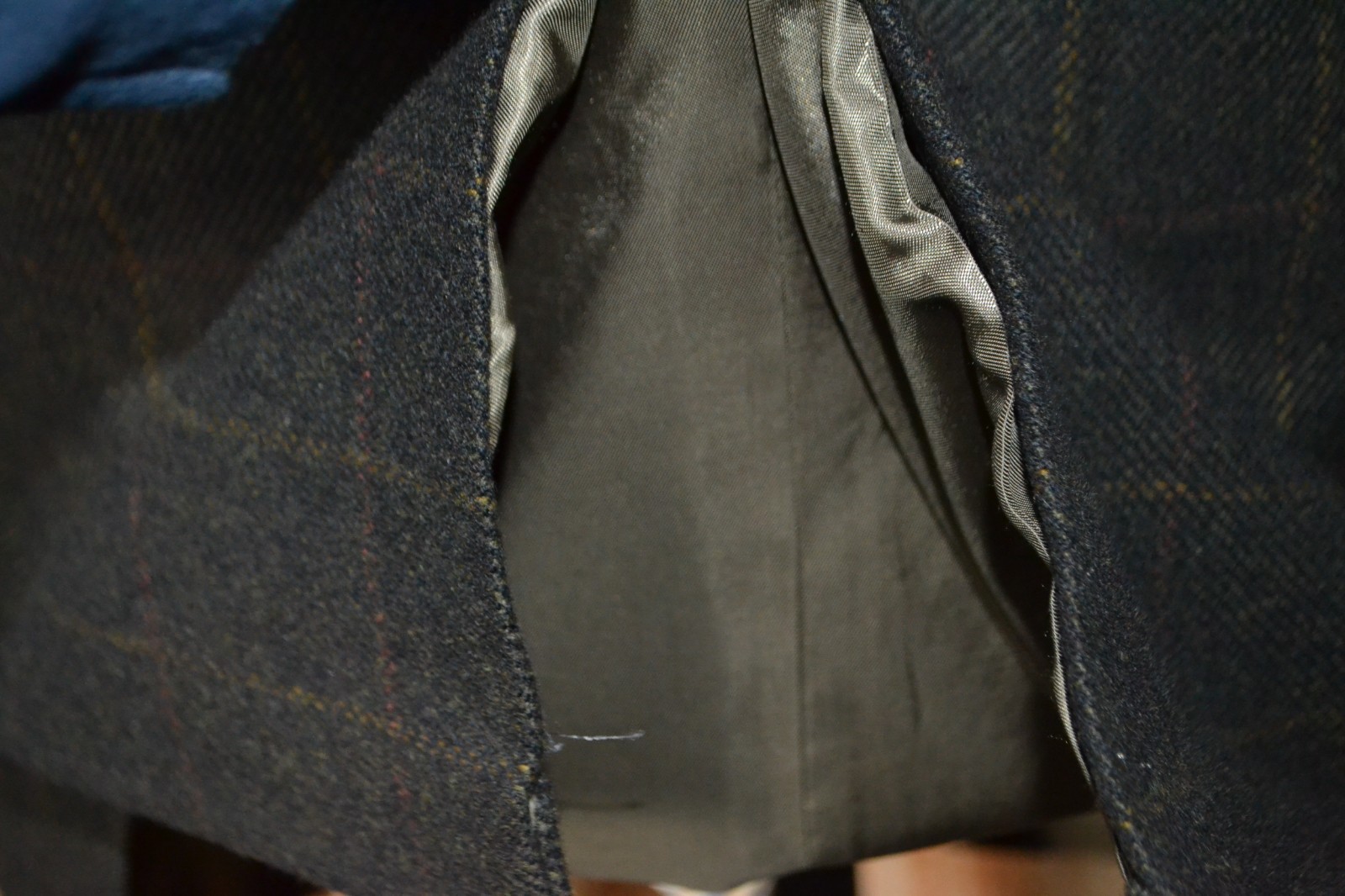 Burberry London Men Wool Checked 2 Front Button Sports Coat Sz 42R thumbnail 7