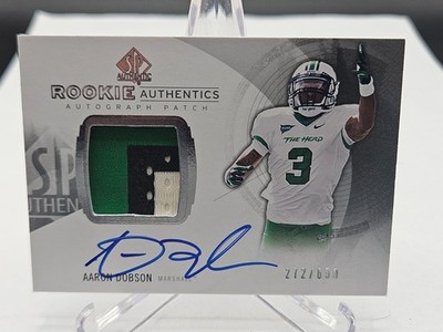 2013 SP Authentic - Rookie Authentics Autograph Patch Aaron Dobson #156 /650 RPA