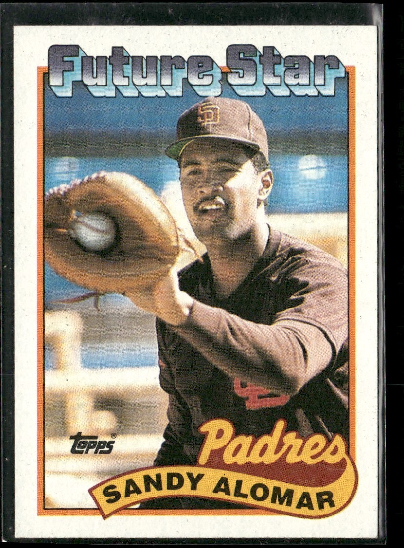 1989 Topps Sandy Alomar Jr. Rookie San Diego Padres #648