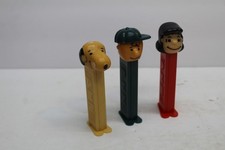 3 pc Lot Vintage Peanuts Pez Dispensers Snoopy, Lucy  Charlie Brown