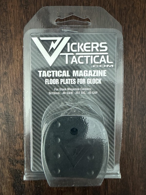 Tangodown Base Pad Vickers Tactical Glock Magazine Floor Plate Basepad Black
