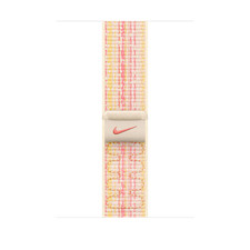 APPLE NIKE SPORT LOOP 45MM WATCH BAND STARLIGHT/PINK MUJY3FE/A