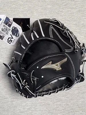 MIZUNO PRO A51 1AJGH11303 Größe 9 Schwarz Leder Baseball Handschuh 512g Box... - Bild 1 von 4