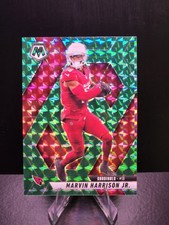 Marvin Harrison JR Arizona Cardinals 2025 Mosaic #29 Green Reactive Prizm 