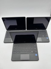 Lot of 3 Dell Chromebook 3100 2-in-1 11.6" Touch  Celeron  4GB RAM No Charger