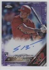 2016 Topps Chrome Rookie Purple Refractor 48/250 Socrates Brito #RA-SOB Auto 2u3