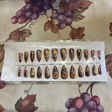 Press on Nails Horror Skull Design Fake Nails Halloween Gothic Design Witch