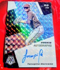 2021 Mosaic Rookie Auto #RAM-TUM Tucupita Marcano - San Diego Padres