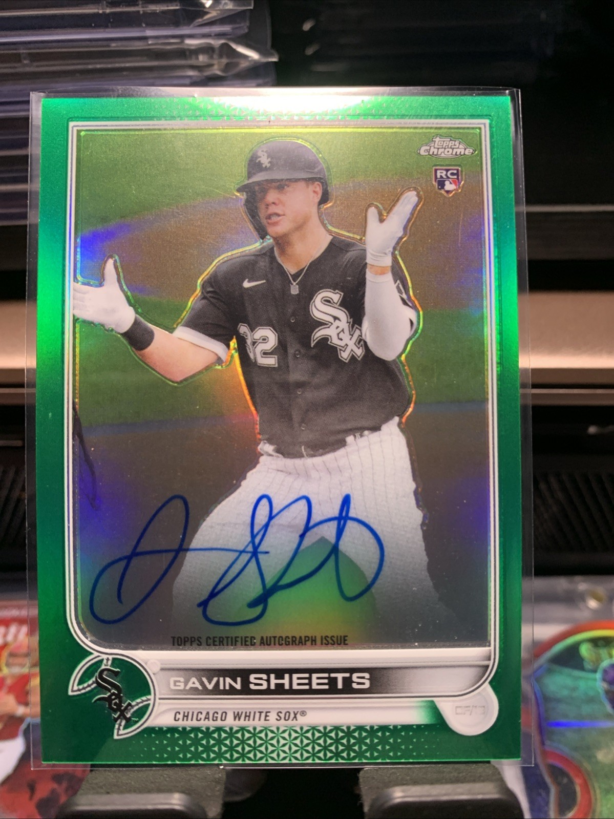 2022 Topps Chrome - Gavin Sheets #146 Green Refractor Rookie/99