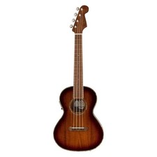 Fender Montecito Tenor Ukulele, Shaded Edge Burst, with Gig Bag