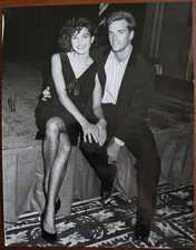 Mariska Hargitay (Falcon Crest) & Richard Anthony Crenna 1987 7x9 Press Photo