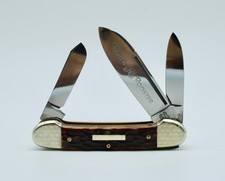 1977-1982 Fight'n Rooster Frank Buster Red Bone Fancy Bolster 3 Blade Canoe