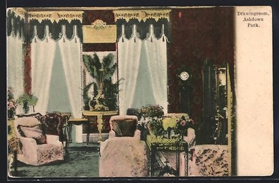 Ashdown Park, Drawing Room, Ansichtskarte 