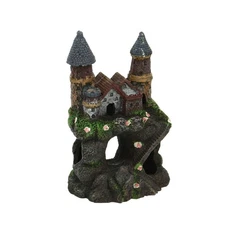 Age-of-Magic Enchanted Castle Aquarium Decoration – Safe for Freshwater and S...