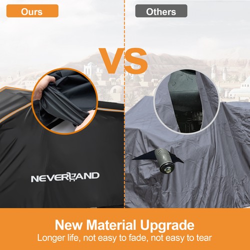 XXXL Heavy Duty Waterproof Quad ATV Cover Resistant UV Dust Snow Rain Protector - Foto 3 di 17