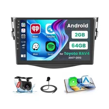 [8-Core 4+64G] Hikity Android 15 Wireless Carplay Radio for Toyota RAV4 2007-...