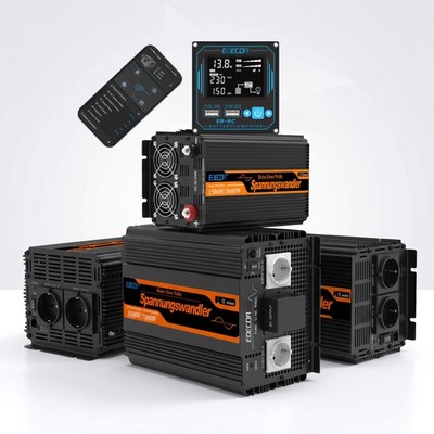 EDECOA Sinus Wechselrichter 2000W 2500W 3500W 1500W 12V 220V WIFI/ETRC/EBRC